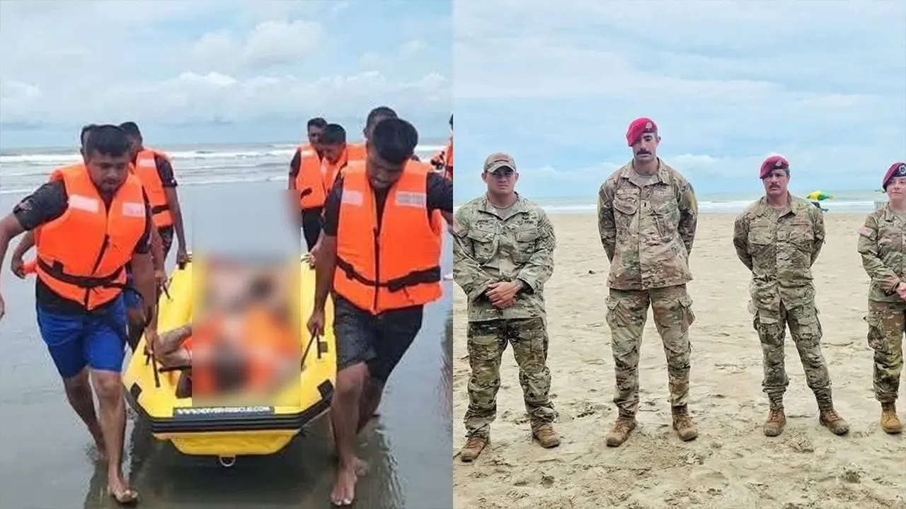 কক্সবাজারে ফায়ার সার্ভিসের কর্মীদের প্রশিক্ষণ দিল মার্কিন সেনা-বিমানবাহিনী
