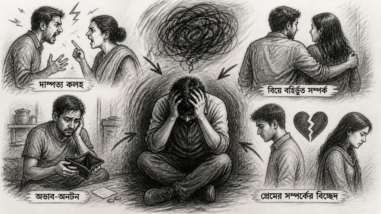 বহুমুখী সংকটে অহরহ আত্মহত্যা
